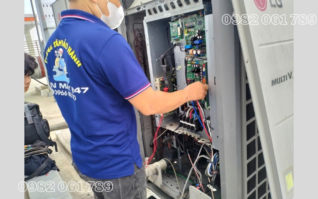 Dịch vụ sửa điều hòa trung tâm LG uy tín